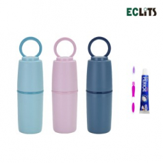 에클리츠 손잡이 칫솔통 칫솔 치약 페리오 세트