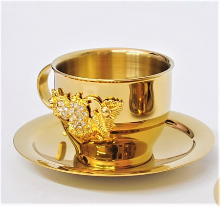 야노쉬 골드 큐빅 커피잔 / 커피잔 세트 #4