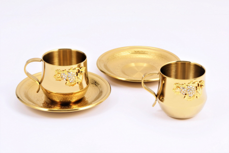 샤갈 골드 큐빅 커피잔 / 고급 커피잔 #3