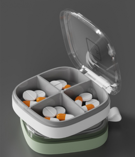 약보관함 알약케이스 알약통 약상자 가정용구급함 가정용구급상자 응급키트 구급약상자 약통 구급상자 구급함 휴대용 약통 데일밴드 약통케이스 #2