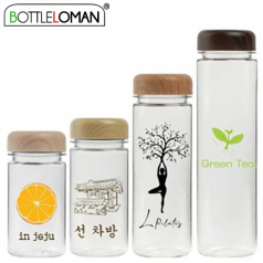 [보틀로만] PET 우드 마이보틀 300, 350ml