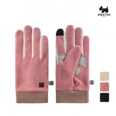 아가타 스마트터치 시보리 데일리 여성장갑