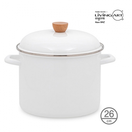 OXONE 옥슨 법랑 깊은형 곰솥 냄비 3P (화이트) #3