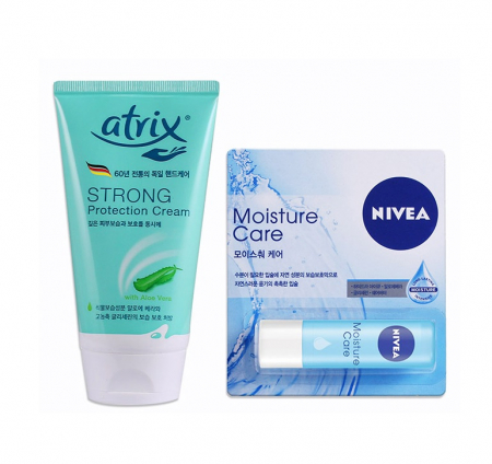 아트릭스 핸드 립 2종 세트 (핸드 75ml + 립 4.8g) #2