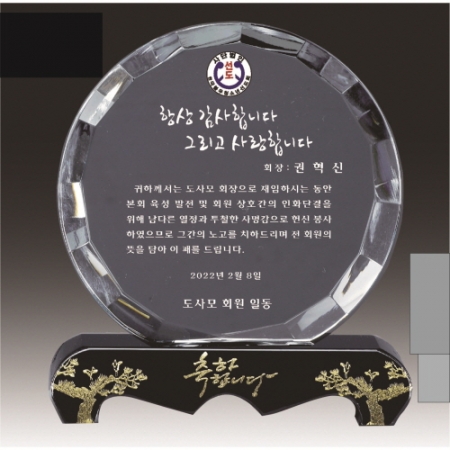 금문양 크리스탈 상패 23 #6