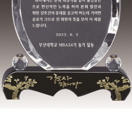 금문양 크리스탈 상패 18 #5