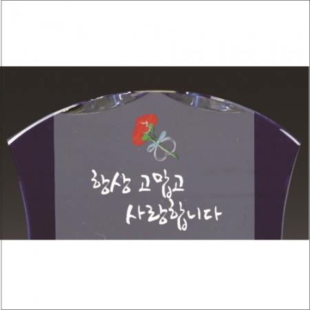 금문양 크리스탈 상패 9 #3