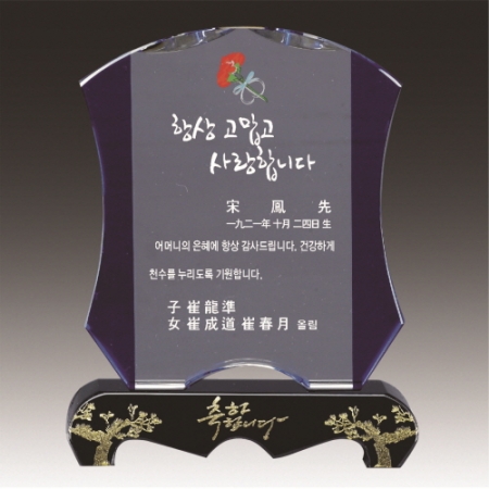 금문양 크리스탈 상패 9 #2