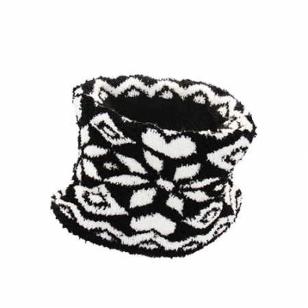 극세사 자카드 패턴 넥워머 #2