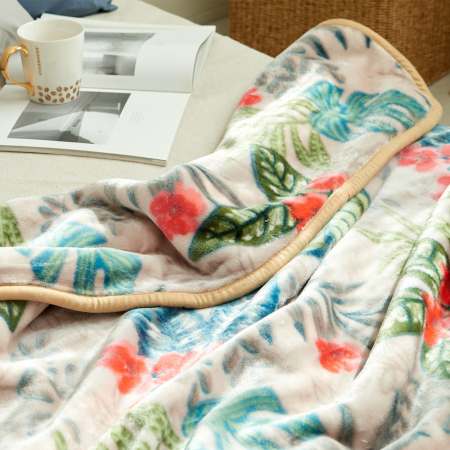 미벨 밍크 극세사 담요 트로피칼 브라운 특대형 #2