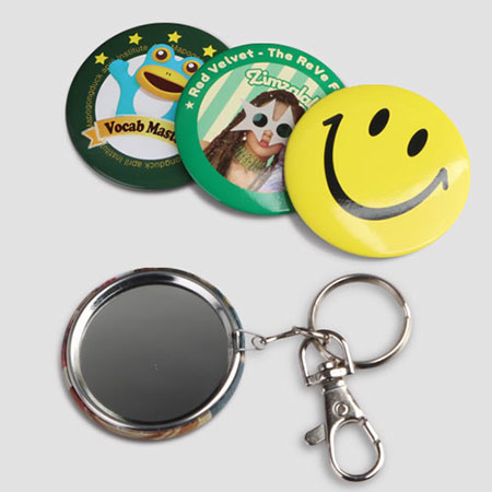 거울 열쇠고리 버튼 44mm #2