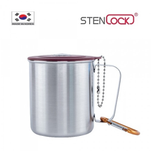 스텐락 올 스텐 나침반 등산컵 260ml 국산