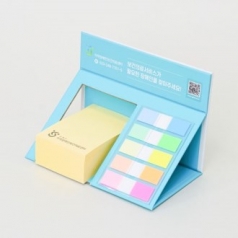 슬로프 메모함 -중 (메모지 300매+형광필름 20매형)