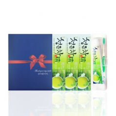 알뜰 박스 10호 (청은차 치약 3개 + 휴대용 칫솔 치약세트 + 선물케이스)