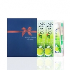 알뜰 박스 9호 (청은차 치약 2개 + 휴대용 칫솔 치약세트 + 선물케이스)