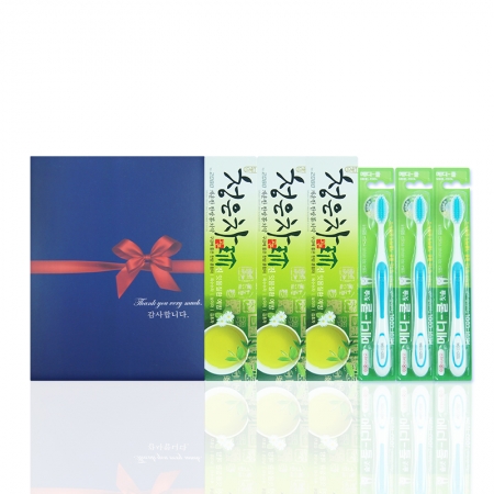 알뜰 박스 7호 (청은차 치약 120g + 미세모칫솔 3개 + 선물케이스) #2