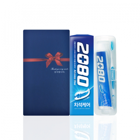 알뜰 박스 3호 (2080 치약 1개 + 휴대용 칫솔 치약세트 + 선물케이스) #2