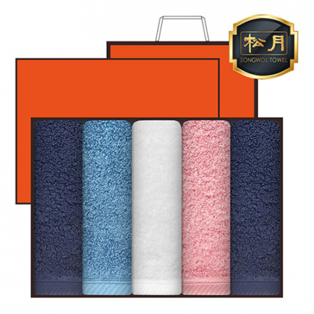 [송월타올] 코마 40수 무지타올 40(180g) 5매 고급 세트 #2