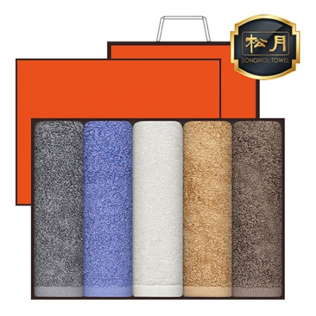 [송월타올] 호텔수건 5매 고급 세트 40수 170g #2