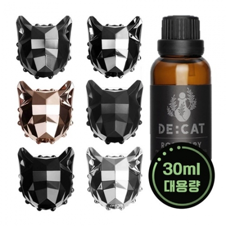 자동차 차량 방향제 디퓨저 캣A세트 30ml 리필 포함 #2