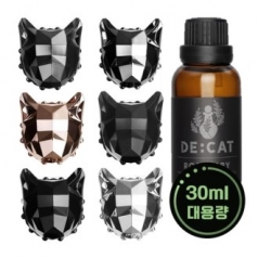 자동차 차량 방향제 디퓨저 캣A세트 30ml 리필 포함