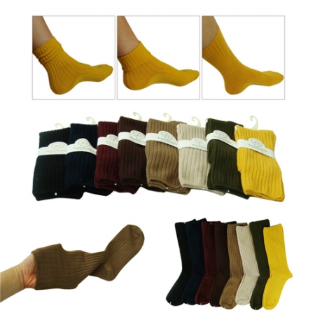 [골지 패션양말] 골지양말 / 칼라양말 / 발목양말 #3
