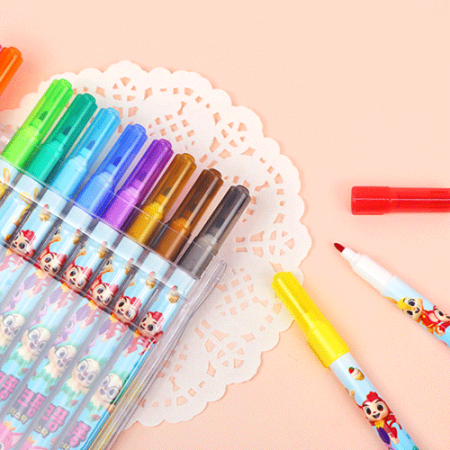 지구화학 핑크퐁 원더스타 싸인펜 12/24색 #2