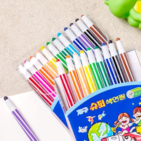 지구화학) 슈퍼 색연필 12색 (샤프식) #2