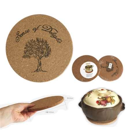 [코르크 냄비받침대 - 나무] 코르크 / 냄비받침대 / 인쇄가능 #2