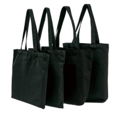 까메요 4형제 블랙 무지에코백