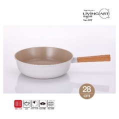 리빙아트 통주물 세라믹 궁중팬 28cm