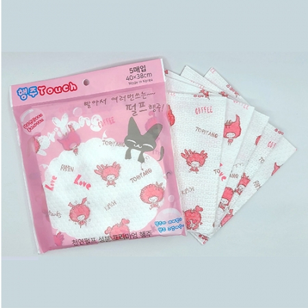 빨아쓰는 펄프 행주터치 (5매입) #2