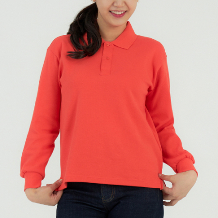 남자 여자 단체 특양면 PK 베이직 긴팔 카라 #3