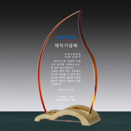 크리스탈 상패 SD13) 274-1 #2