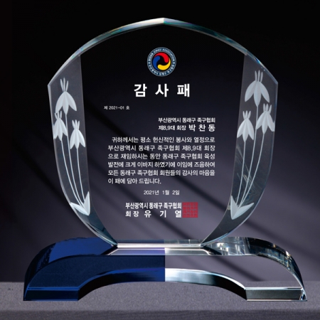 크리스탈 상패 SD13) 207-3 #2