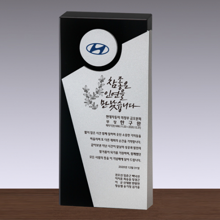 크리스탈 메탈 상패 SD14)6-3 #2