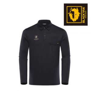 블랙야크 기모 폴로티