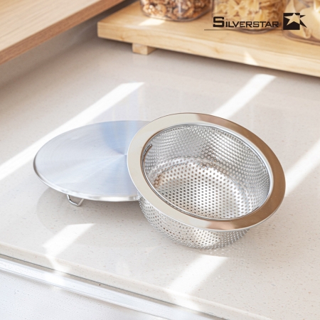 실버스타 304고급 올스텐 배수구 덮개 +타공망 세트 #2