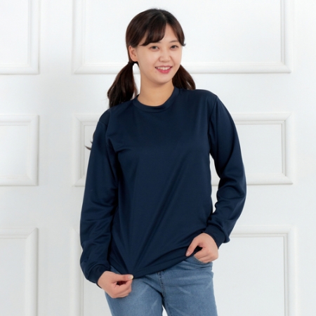 남자 여자 단체 라운드 쿨레쉬 긴팔 티셔츠 #5