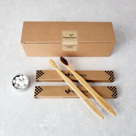 나무하나 성인 건치A 세트 / 대나무 칫솔 / 칫솔세트 / 고체치약 #5