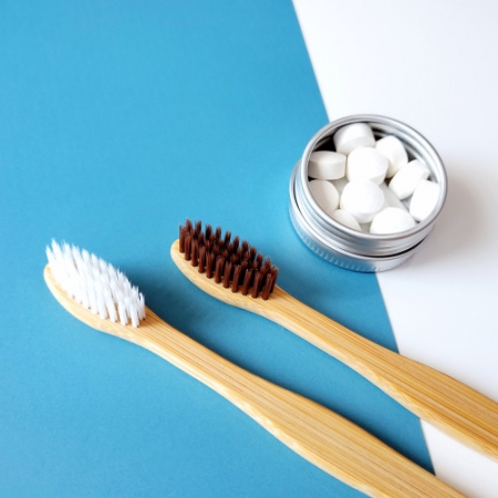 나무하나 성인 건치A 세트 / 대나무 칫솔 / 칫솔세트 / 고체치약 #6