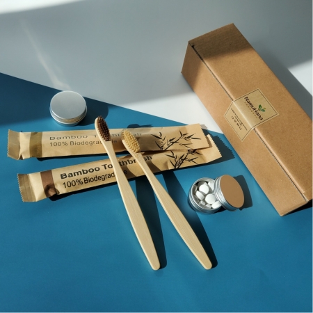 나무하나 성인 건치A 세트 / 대나무 칫솔 / 칫솔세트 / 고체치약 #9