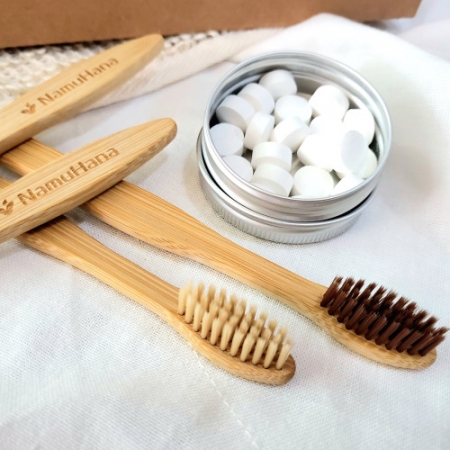 나무하나 성인 건치 B 세트 / 대나무 칫솔 / 칫솔세트 / 고체치약 #3