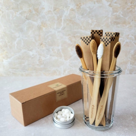 나무하나 성인 건치 B 세트 / 대나무 칫솔 / 칫솔세트 / 고체치약 #5