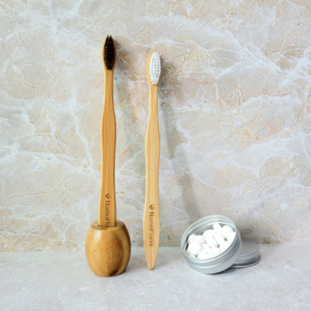 나무하나 성인 건치 C 세트 / 대나무 칫솔 / 칫솔세트 / 고체치약 #3