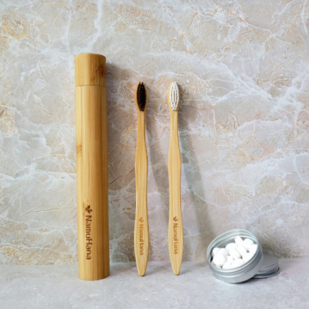 나무하나 성인 건치 D 세트 / 대나무 칫솔 / 칫솔세트 / 고체치약 #4