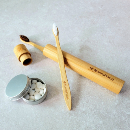 나무하나 성인 건치 D 세트 / 대나무 칫솔 / 칫솔세트 / 고체치약 #5
