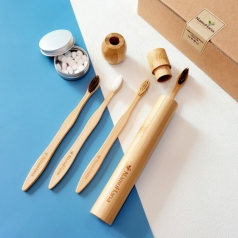 나무하나 성인 건치 E 세트 / 대나무 칫솔 / 칫솔세트 / 고체치약