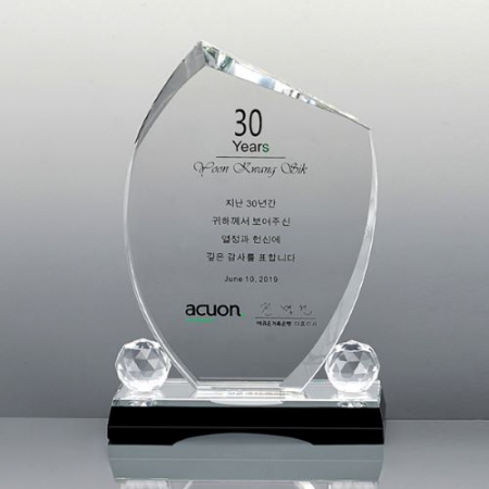 크리스탈 상패 14호 106-2 #2