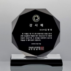 블랙 크리스탈 상패 SD14)109-4